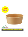 Paperbowl Brown (Bowle) C.source 500ml 6x50pc/

box - 