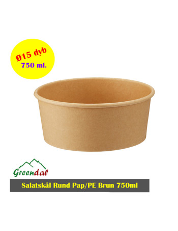 Salatskål Brun Bowle Catersource 750 ml 