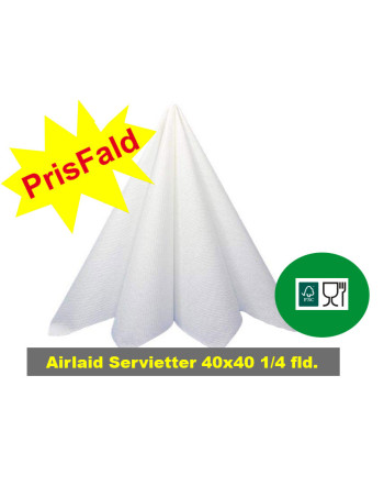 Airlaid Servietter 40x40cm  2
