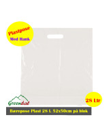 Fruit bag 28 L. HDPE white   10x100pcs/box - 