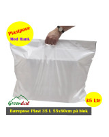 Fruit bag 35 L. HDPE white   10x100pcs/box - 