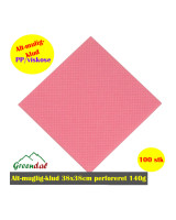 Universalklud 140gr Rød 38x38cm