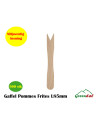 Gaffel Pommes Frites L85mm Træ Natur 100stk-pk.