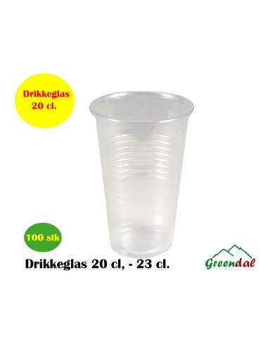 Drikkeglas Gastro 9,8cm Ø7cm 20cl/23cl. klar 100stk/pak