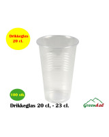 Drikkeglas Gastro 9,8cm Ø7cm 20cl/23cl. klar 100stk/pak