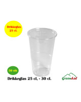Plastic glass Soft PP 10,1cm Ø7,8cm 25 cl, 30 cl clear PP 50st/pak. - 