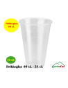 Plastic glass Soft PP 400ml 50pc/pack - 