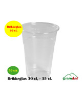 Plastic glass Soft PP 00/350ml 50pc/pack - 