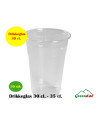 Plastic glass Soft PP 00/350ml 50pc/pack - 
