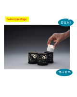 Twine lysestage 75 x Ø 75 sort