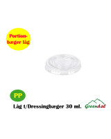 Dressingbæger Låg PP klar 30ml