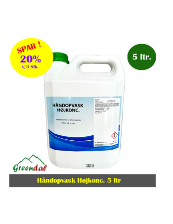 Håndopvask Højkonc. 5 ltr