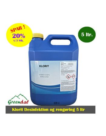 Desinfektion og rengøring 5 ltr.