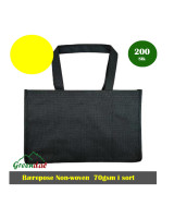 Carrier bag Non-woven 17L Black 200pc/box 70gsm - 