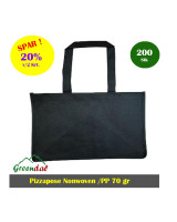 Carrier bag Non-woven 40L Rcyk. Black 100pc/box - 