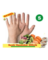 Disposable Gloves S Grandberg T.E.P. (Sushi) Powder-free 200pc/pack - 
