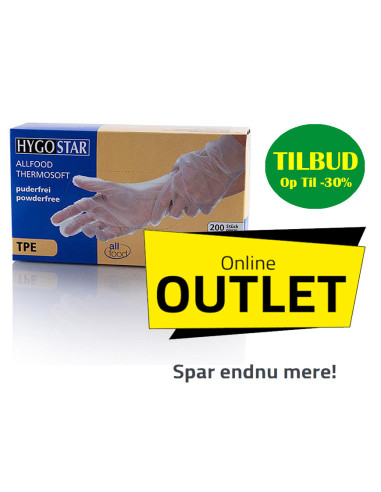 Disposable gloves Hygo Star Transparent 200pc/pack - 
