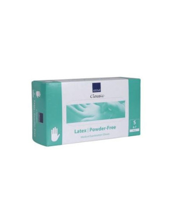 Disposable Gloves Latex Abena Powder-Free White 100pc/pack - 