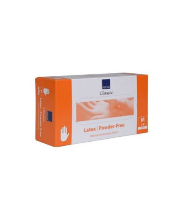 Disposable Gloves Latex Abena Powder-Free White 100pc/pack - 
