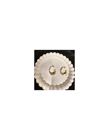 Helen 18K Gul Guldbelagt Sølv Øreringe -  2