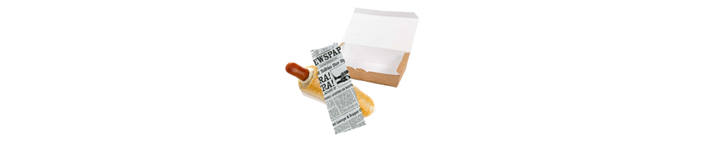 Pølsebakker og poser - Hotdog poser, Pølseæsker, pølsebakker....
