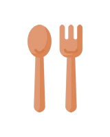 Wooden cutlery and tableware